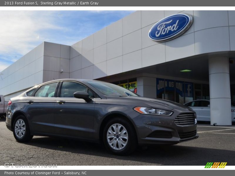 Sterling Gray Metallic / Earth Gray 2013 Ford Fusion S