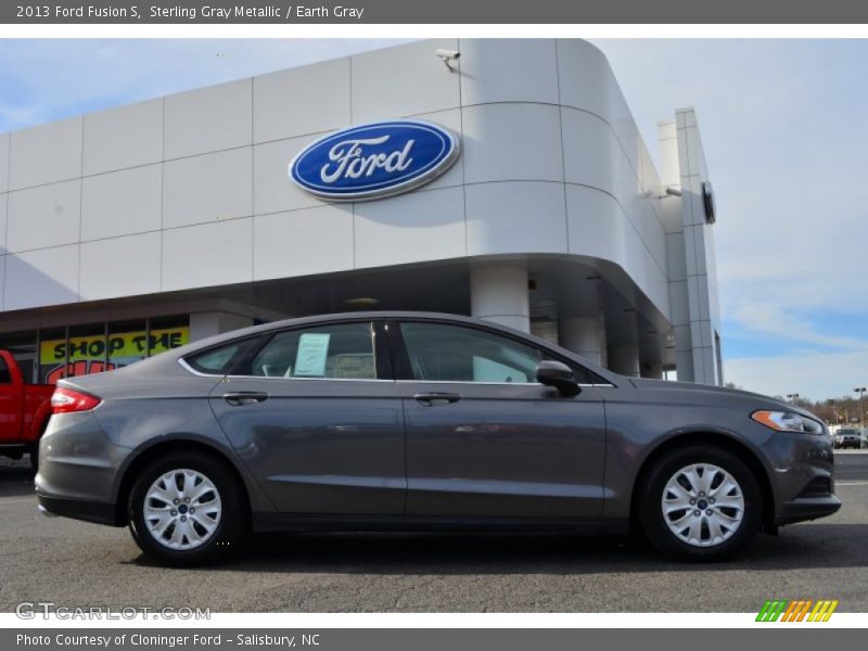 Sterling Gray Metallic / Earth Gray 2013 Ford Fusion S