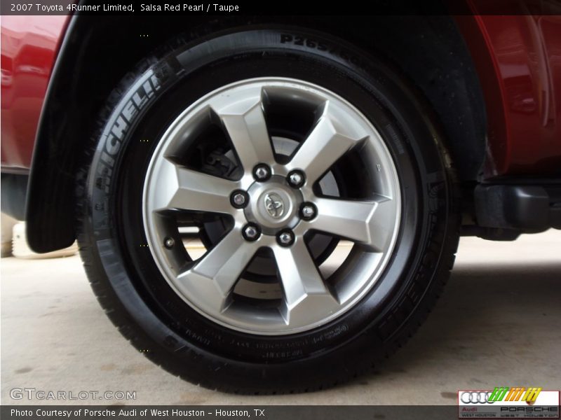 Salsa Red Pearl / Taupe 2007 Toyota 4Runner Limited