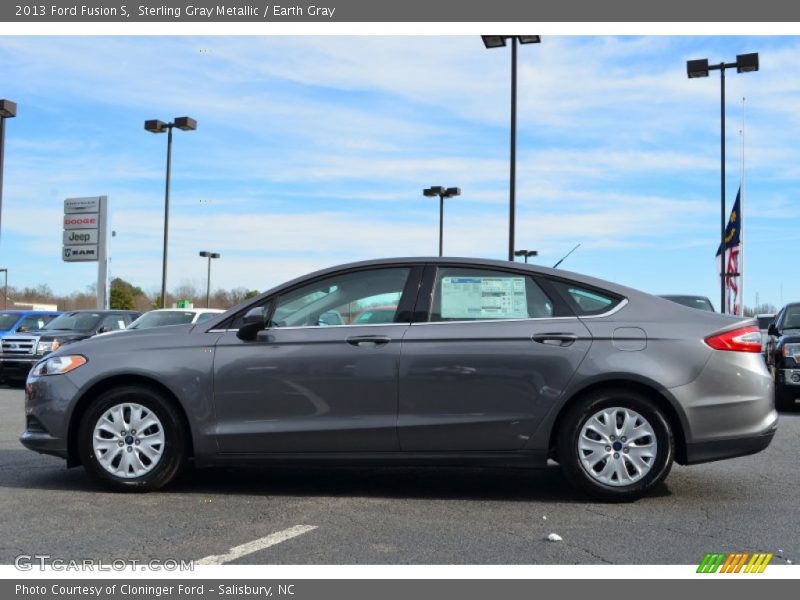 Sterling Gray Metallic / Earth Gray 2013 Ford Fusion S