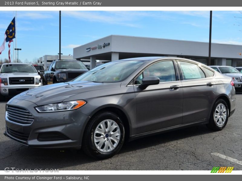 Sterling Gray Metallic / Earth Gray 2013 Ford Fusion S