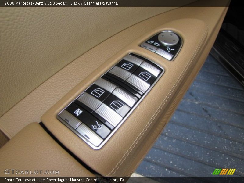 Black / Cashmere/Savanna 2008 Mercedes-Benz S 550 Sedan