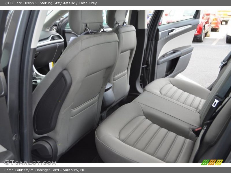 Sterling Gray Metallic / Earth Gray 2013 Ford Fusion S