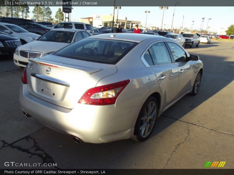 Brilliant Silver / Charcoal 2011 Nissan Maxima 3.5 SV