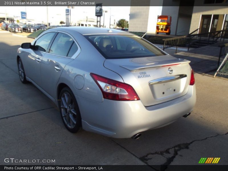 Brilliant Silver / Charcoal 2011 Nissan Maxima 3.5 SV