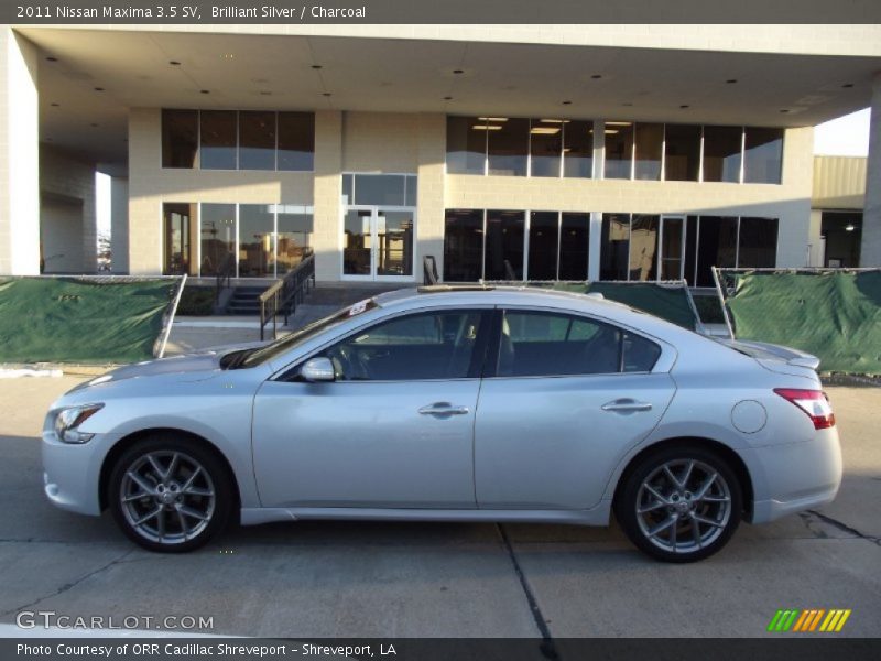 Brilliant Silver / Charcoal 2011 Nissan Maxima 3.5 SV