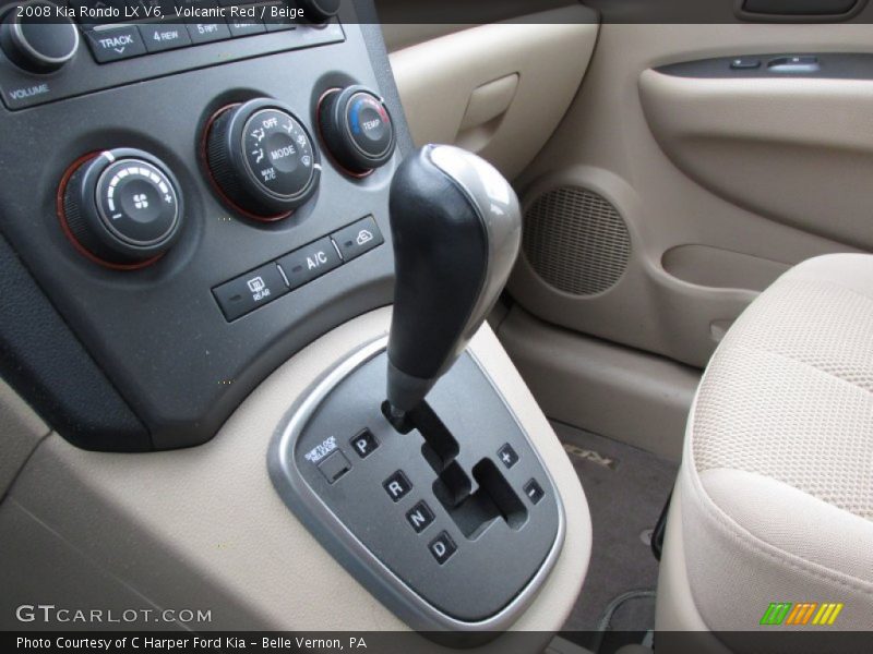 Volcanic Red / Beige 2008 Kia Rondo LX V6