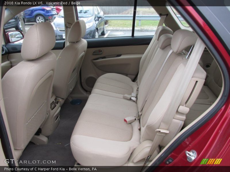 Volcanic Red / Beige 2008 Kia Rondo LX V6