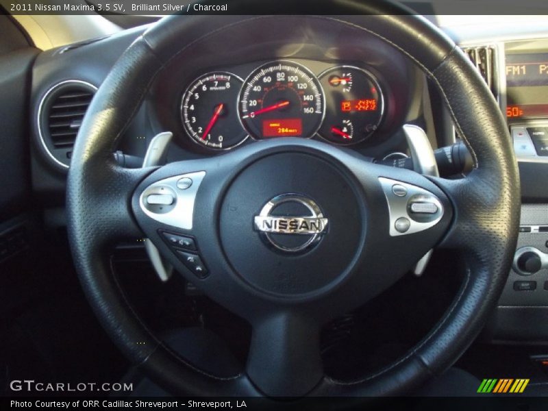 Brilliant Silver / Charcoal 2011 Nissan Maxima 3.5 SV