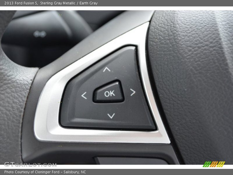 Sterling Gray Metallic / Earth Gray 2013 Ford Fusion S