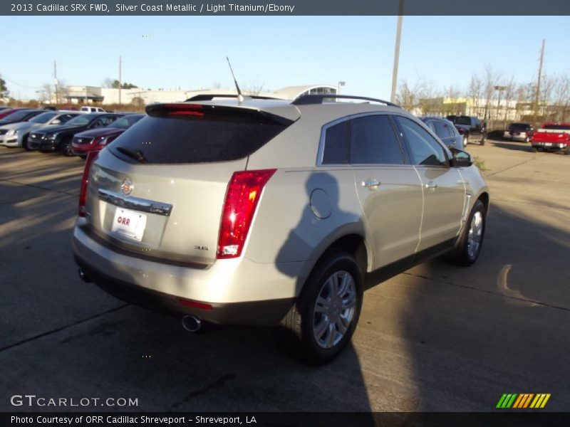 Silver Coast Metallic / Light Titanium/Ebony 2013 Cadillac SRX FWD