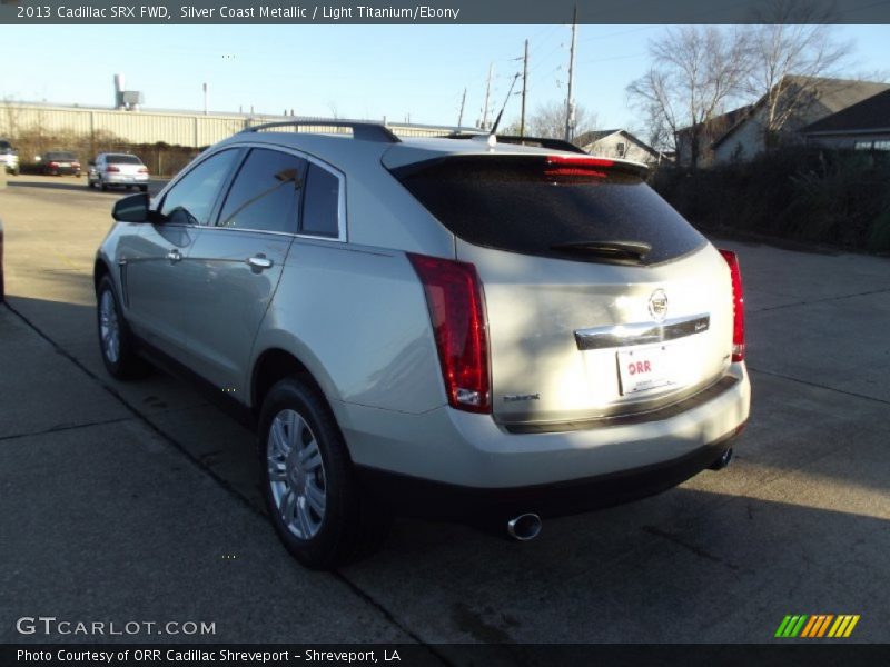 Silver Coast Metallic / Light Titanium/Ebony 2013 Cadillac SRX FWD