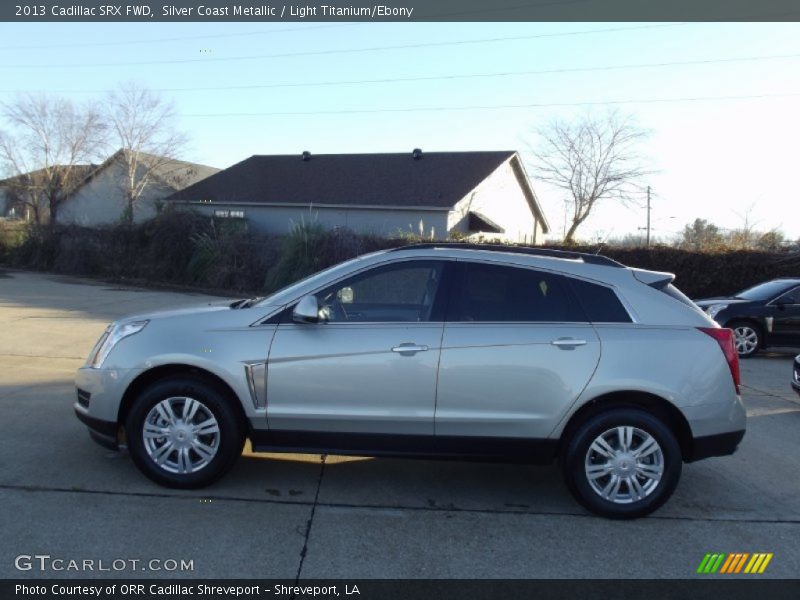 Silver Coast Metallic / Light Titanium/Ebony 2013 Cadillac SRX FWD