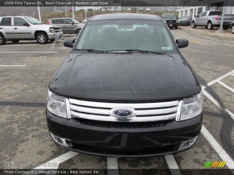 Black Clearcoat / Medium Light Stone 2008 Ford Taurus SEL