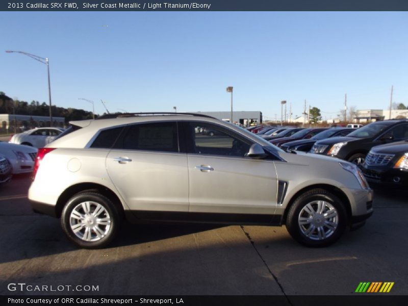 Silver Coast Metallic / Light Titanium/Ebony 2013 Cadillac SRX FWD