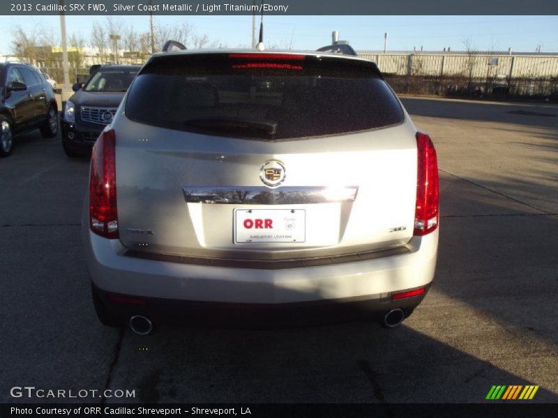 Silver Coast Metallic / Light Titanium/Ebony 2013 Cadillac SRX FWD