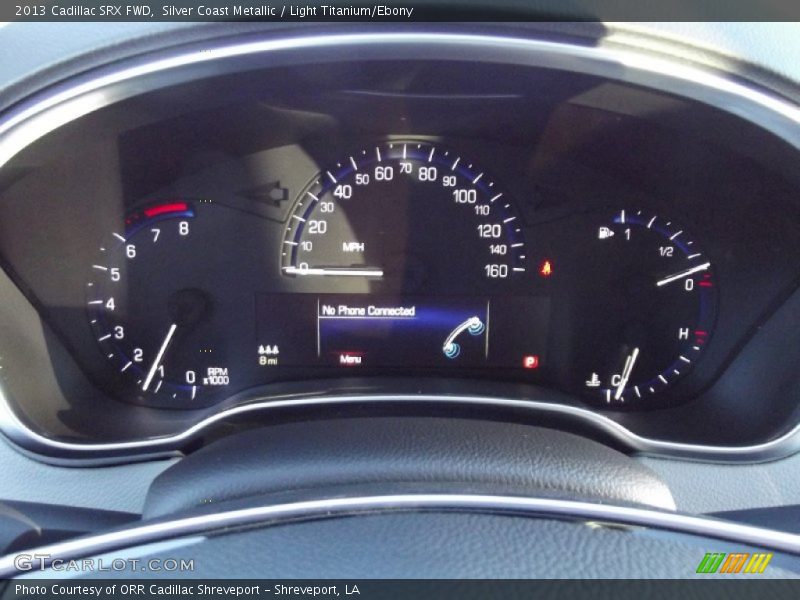Silver Coast Metallic / Light Titanium/Ebony 2013 Cadillac SRX FWD