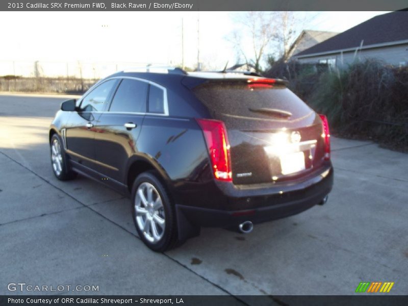 Black Raven / Ebony/Ebony 2013 Cadillac SRX Premium FWD