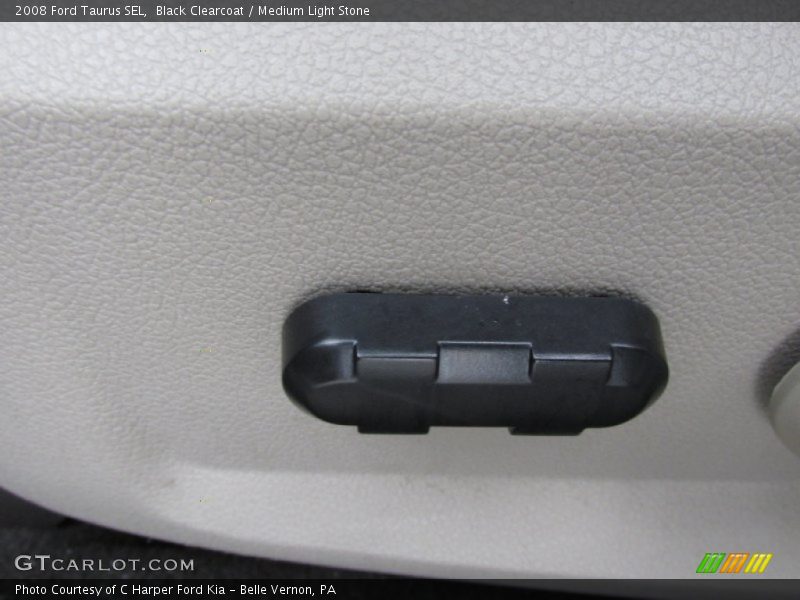 Black Clearcoat / Medium Light Stone 2008 Ford Taurus SEL