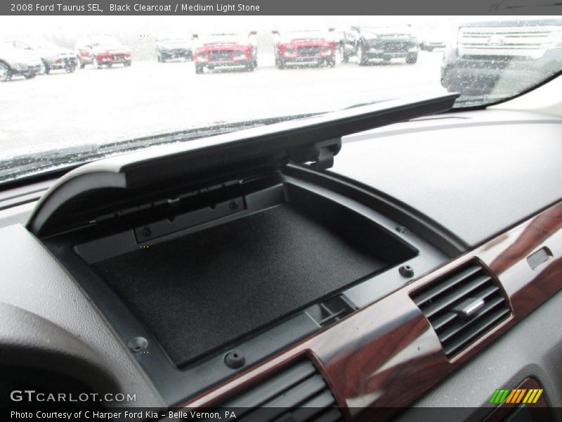 Black Clearcoat / Medium Light Stone 2008 Ford Taurus SEL