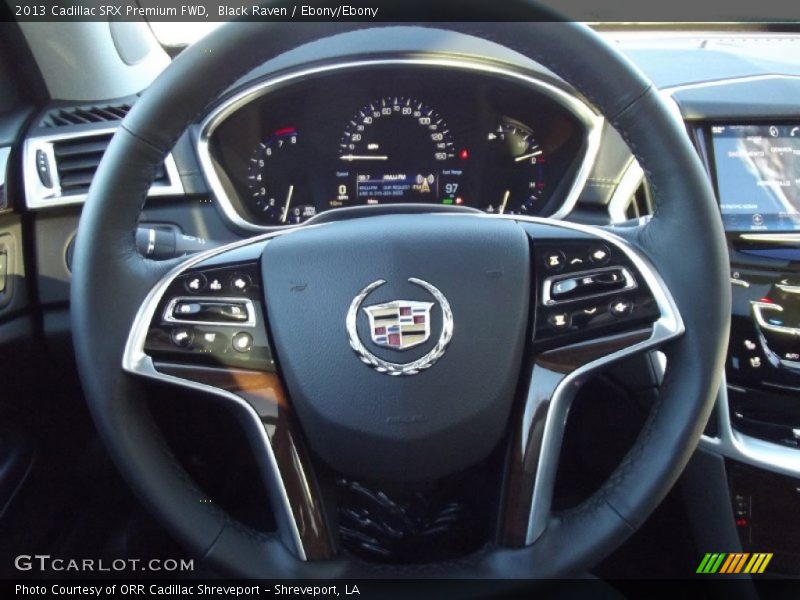 Black Raven / Ebony/Ebony 2013 Cadillac SRX Premium FWD