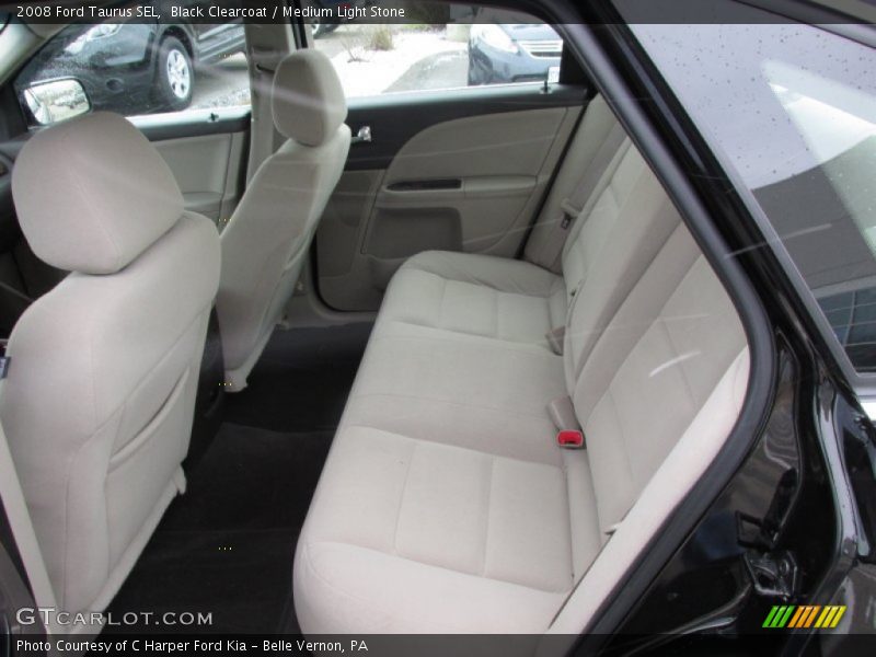 Black Clearcoat / Medium Light Stone 2008 Ford Taurus SEL
