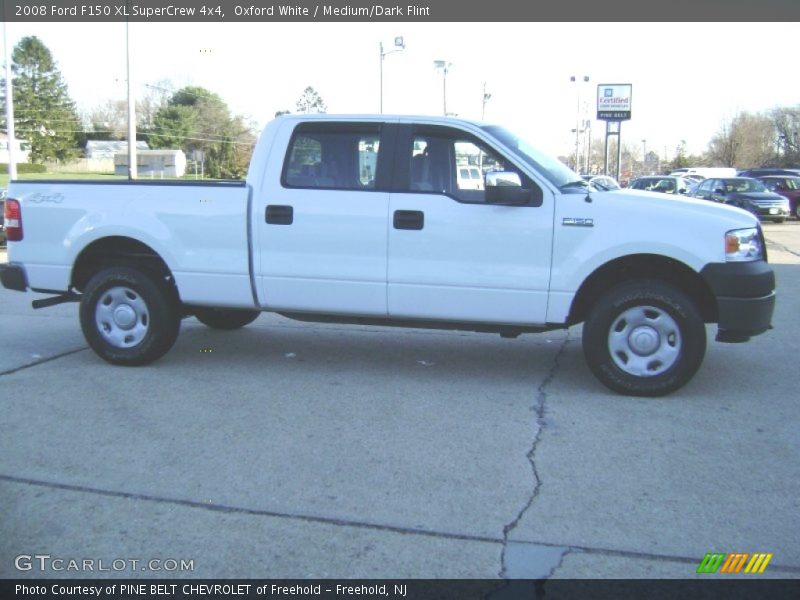 Oxford White / Medium/Dark Flint 2008 Ford F150 XL SuperCrew 4x4