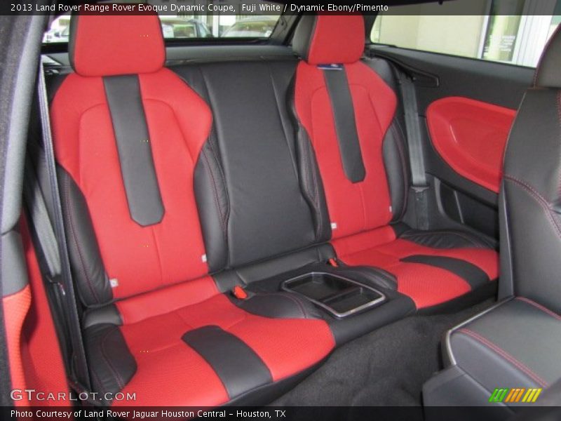 Rear Seat of 2013 Range Rover Evoque Dynamic Coupe