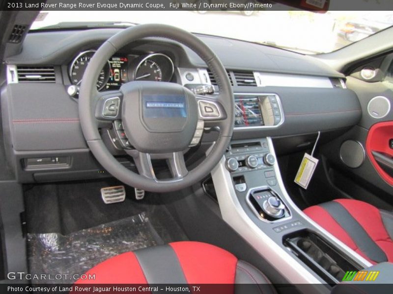 Dashboard of 2013 Range Rover Evoque Dynamic Coupe