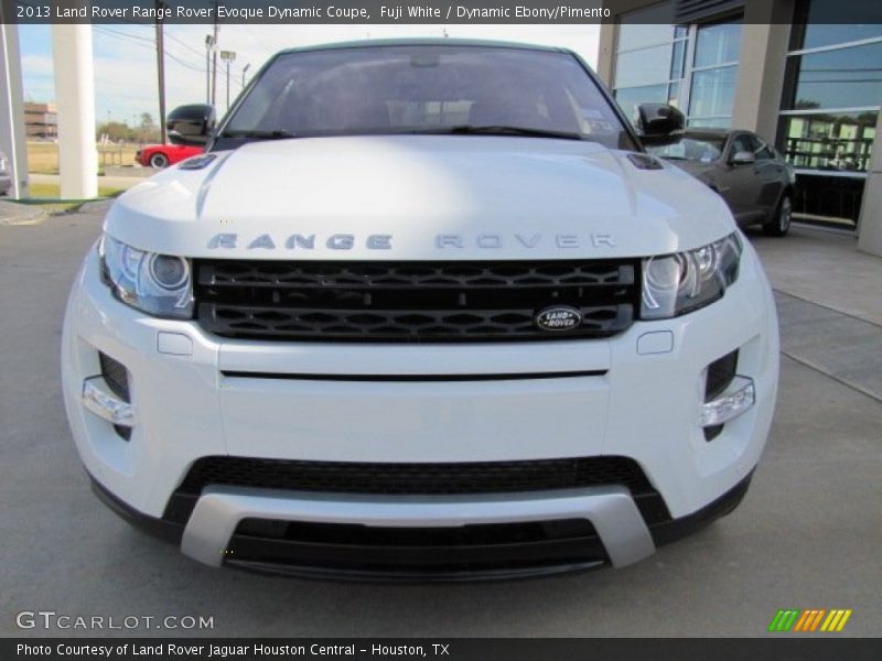 Fuji White / Dynamic Ebony/Pimento 2013 Land Rover Range Rover Evoque Dynamic Coupe