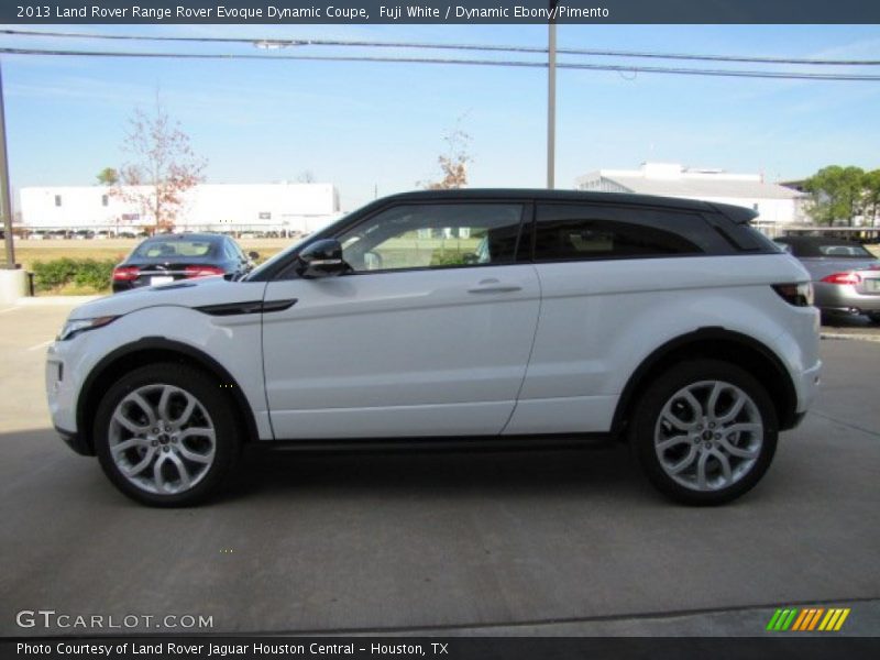 Fuji White / Dynamic Ebony/Pimento 2013 Land Rover Range Rover Evoque Dynamic Coupe