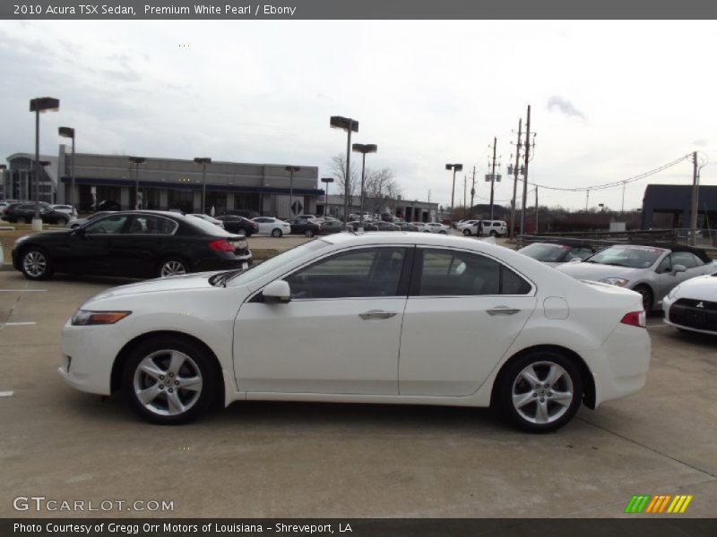 Premium White Pearl / Ebony 2010 Acura TSX Sedan
