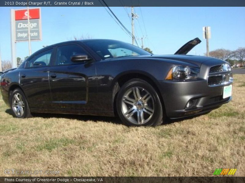 Granite Crystal / Black 2013 Dodge Charger R/T