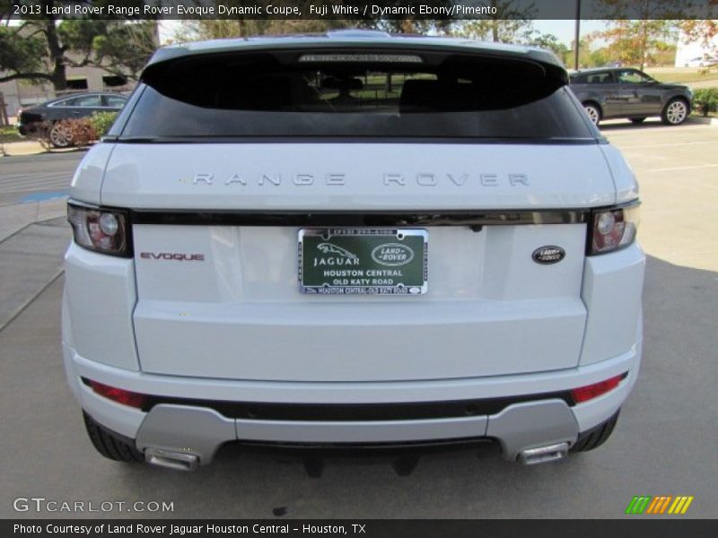 Fuji White / Dynamic Ebony/Pimento 2013 Land Rover Range Rover Evoque Dynamic Coupe