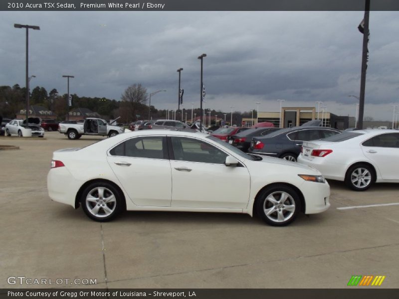 Premium White Pearl / Ebony 2010 Acura TSX Sedan