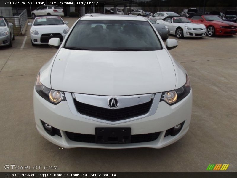 Premium White Pearl / Ebony 2010 Acura TSX Sedan