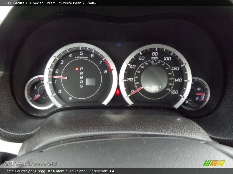 Premium White Pearl / Ebony 2010 Acura TSX Sedan
