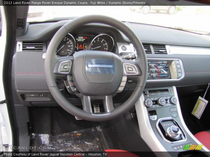 Fuji White / Dynamic Ebony/Pimento 2013 Land Rover Range Rover Evoque Dynamic Coupe