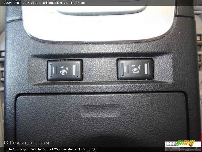 Brilliant Silver Metallic / Stone 2005 Infiniti G 35 Coupe