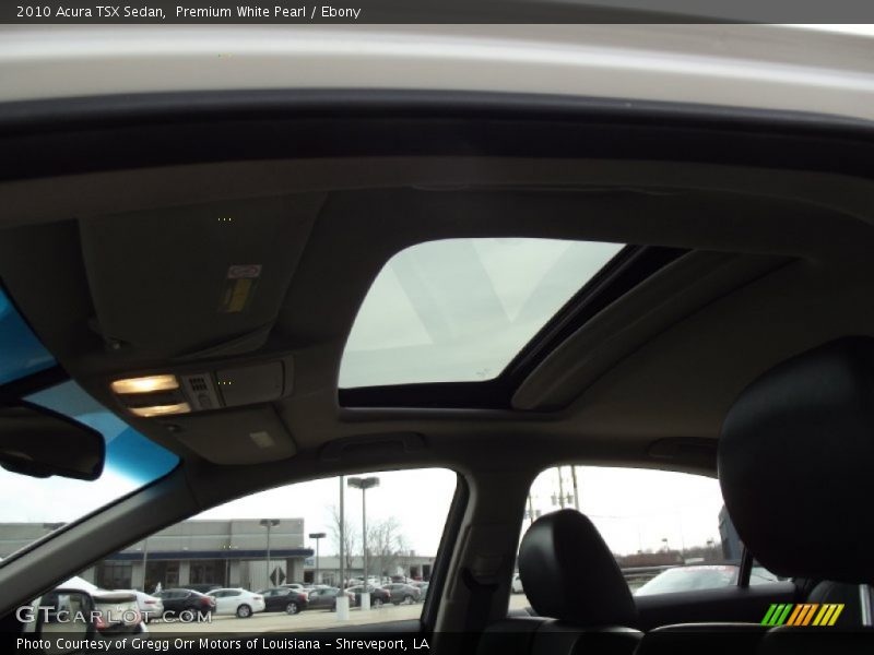 Premium White Pearl / Ebony 2010 Acura TSX Sedan