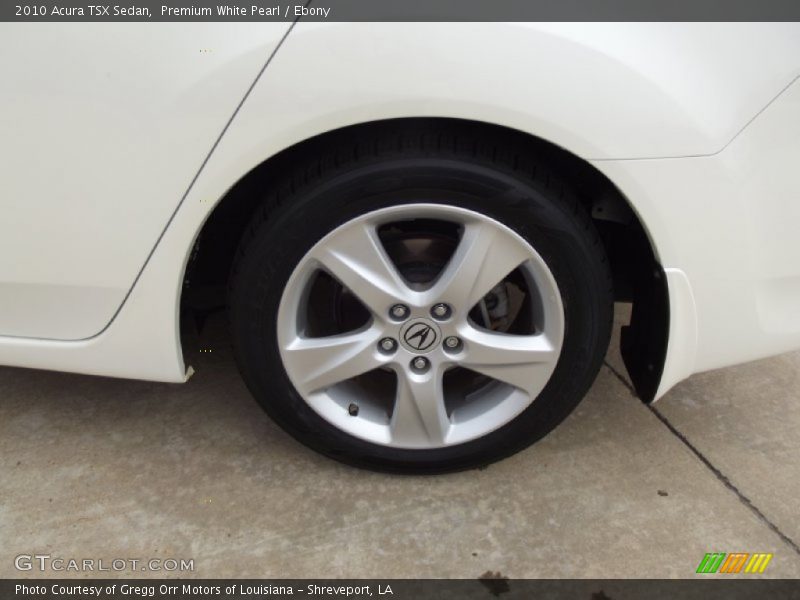 Premium White Pearl / Ebony 2010 Acura TSX Sedan