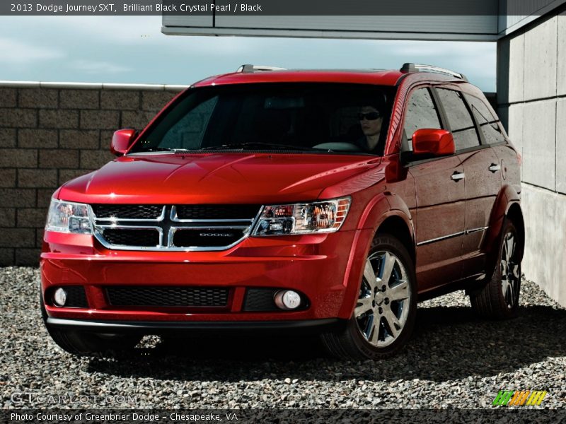 Brilliant Black Crystal Pearl / Black 2013 Dodge Journey SXT