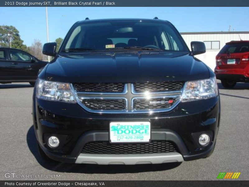 Brilliant Black Crystal Pearl / Black 2013 Dodge Journey SXT