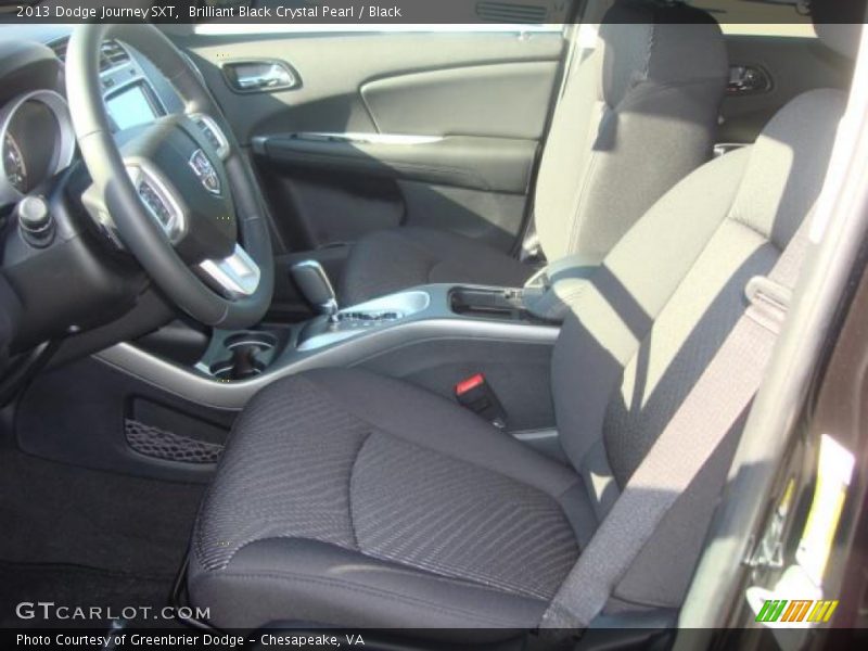 Brilliant Black Crystal Pearl / Black 2013 Dodge Journey SXT