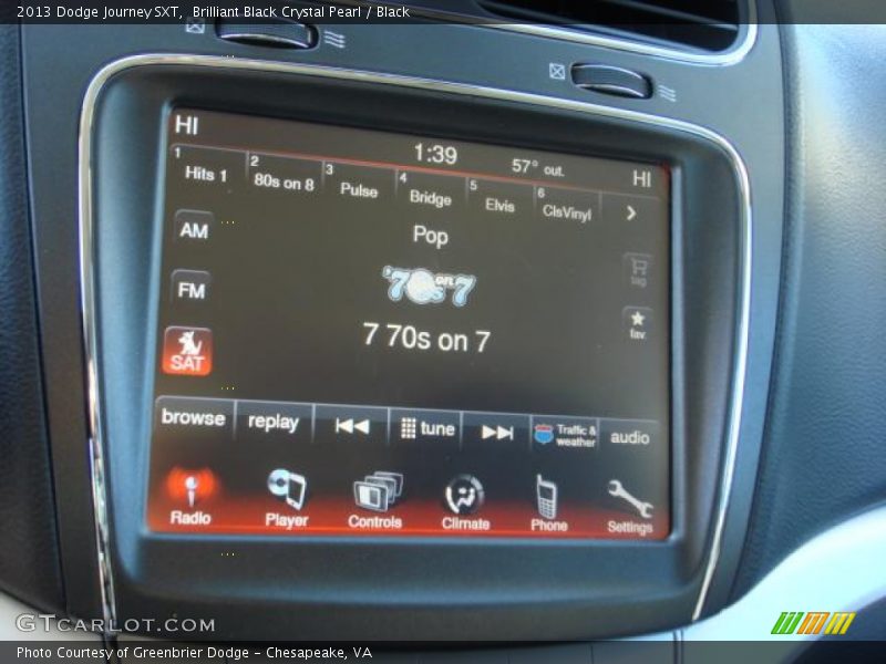 Brilliant Black Crystal Pearl / Black 2013 Dodge Journey SXT