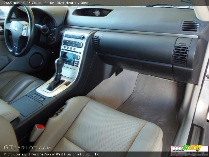 Brilliant Silver Metallic / Stone 2005 Infiniti G 35 Coupe