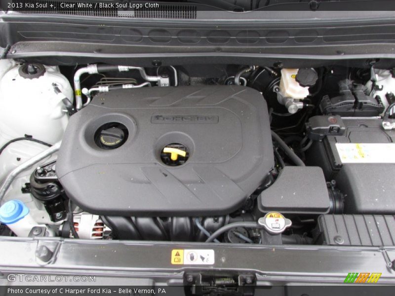 Clear White / Black Soul Logo Cloth 2013 Kia Soul +