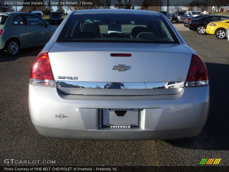 Silver Ice Metallic / Ebony 2010 Chevrolet Impala LS