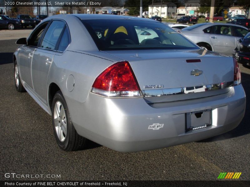 Silver Ice Metallic / Ebony 2010 Chevrolet Impala LS