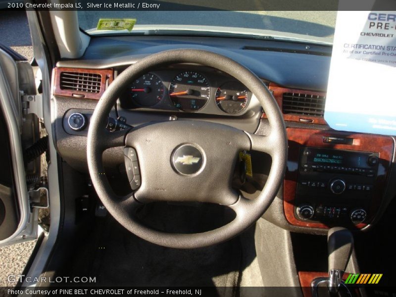 Silver Ice Metallic / Ebony 2010 Chevrolet Impala LS